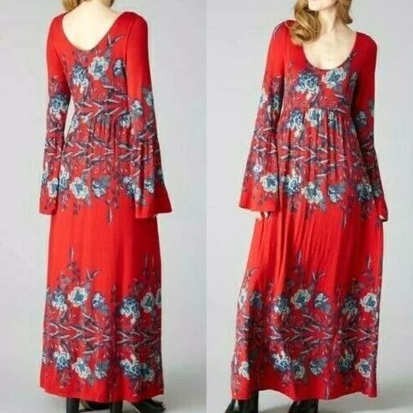 Free People Midnight Garden Maxi Dress - Picture 8 of 8
